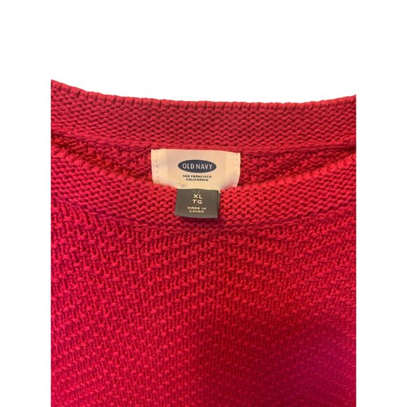 🌸3/$15🌸Fuchsia XL Pattern Long Sleeve Crew Neck Sweater - Picture 4 of 6
